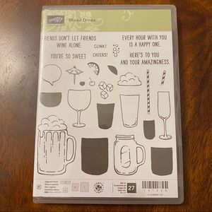 Stampin Up - Mixed Drinks Photopolymer Stamps